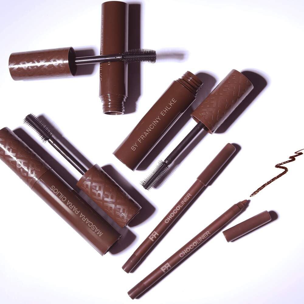 Kit Chocoeyes Fran By Franciny Ehlke Máscara De Cílios E Lápis - Marrom