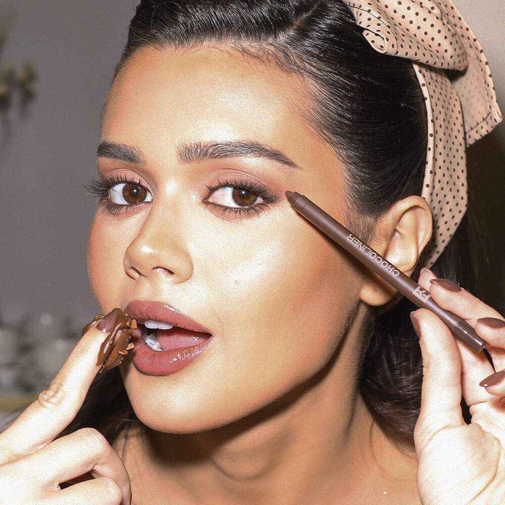 Kit Chocoeyes Fran By Franciny Ehlke Máscara De Cílios E Lápis - Marrom