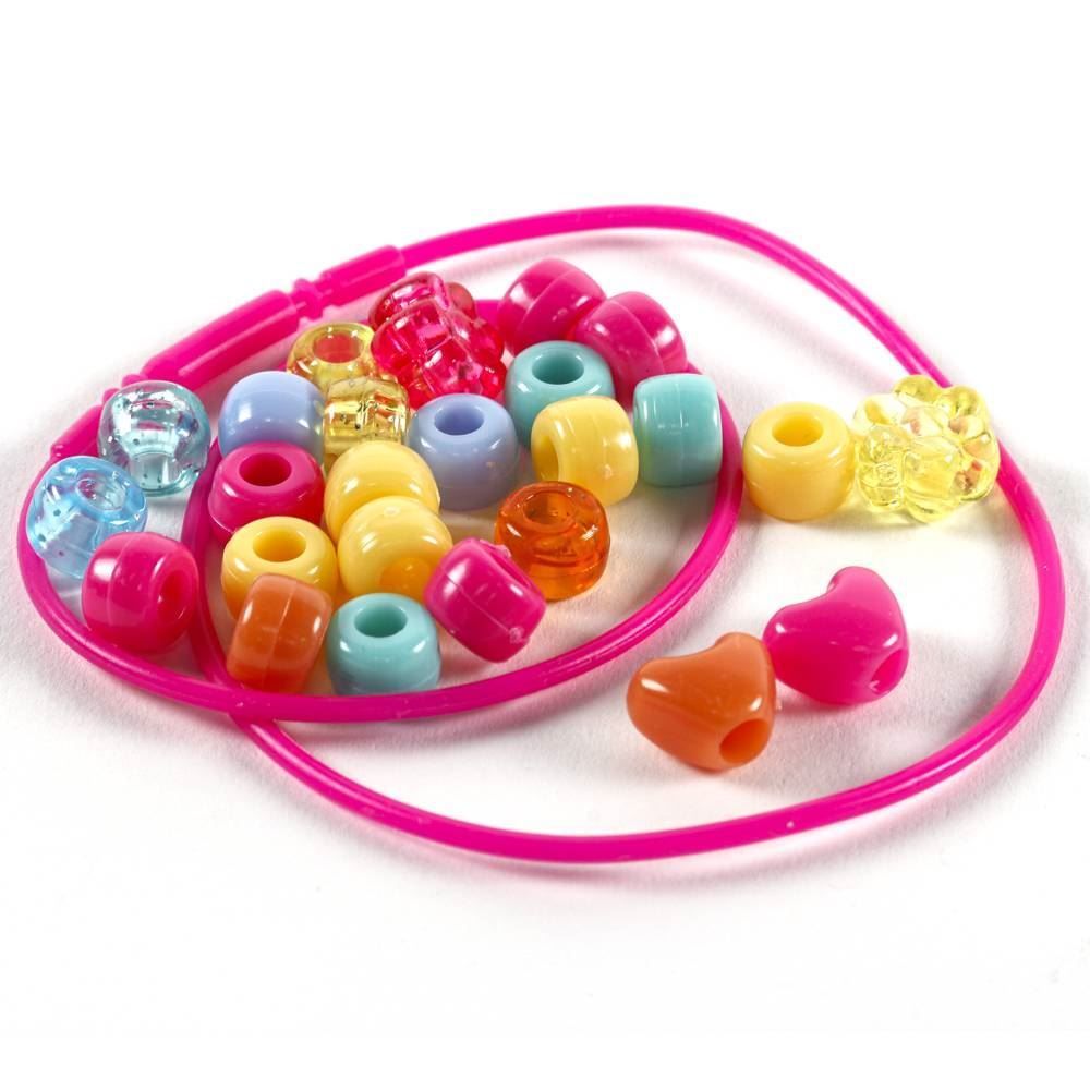 Kit Colares E Pulseiras Com Miçangas E Pingentes Princesas Disney - 054119