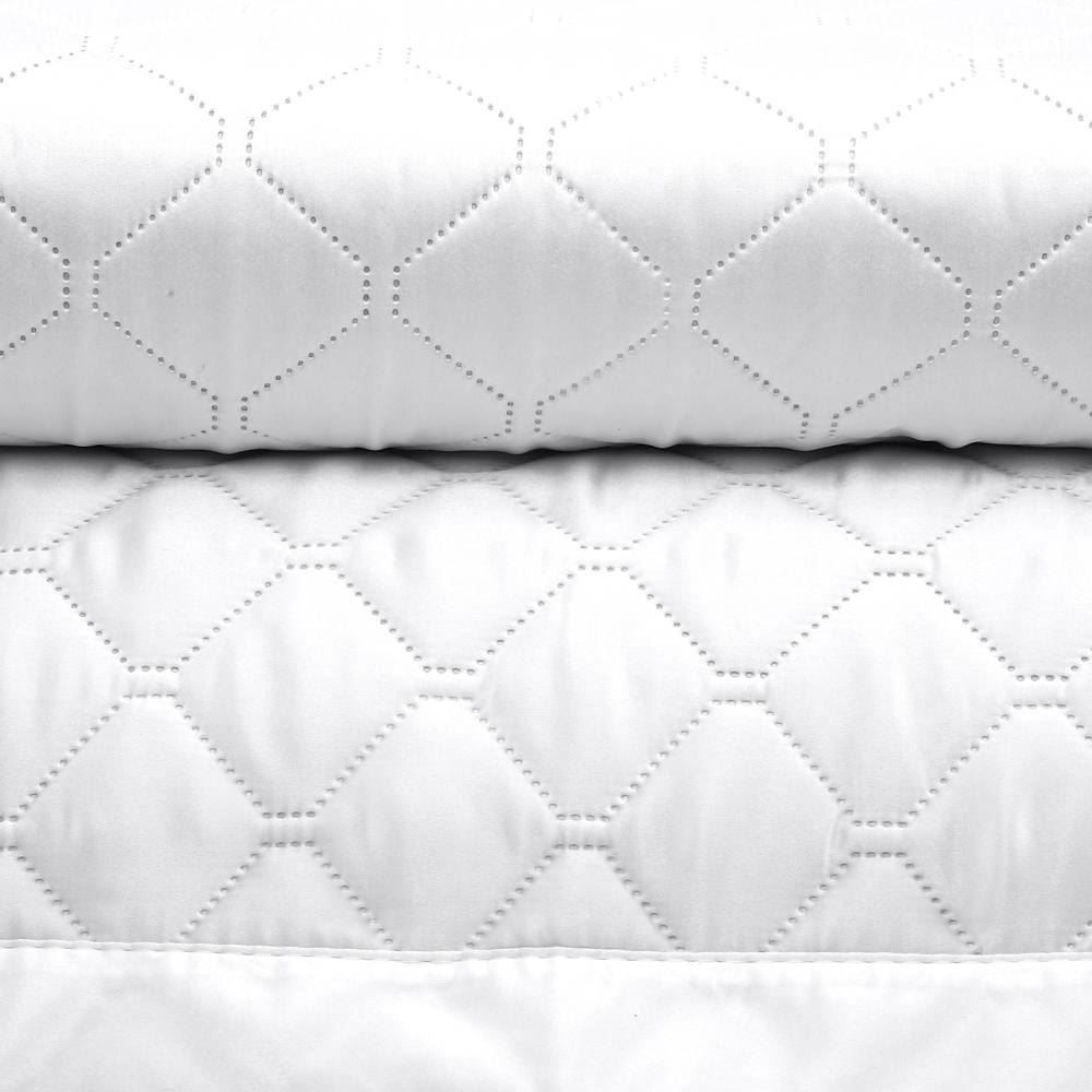 Kit Colcha Casal 100% Poliéster Havan Casa 3 Pçs - Branco