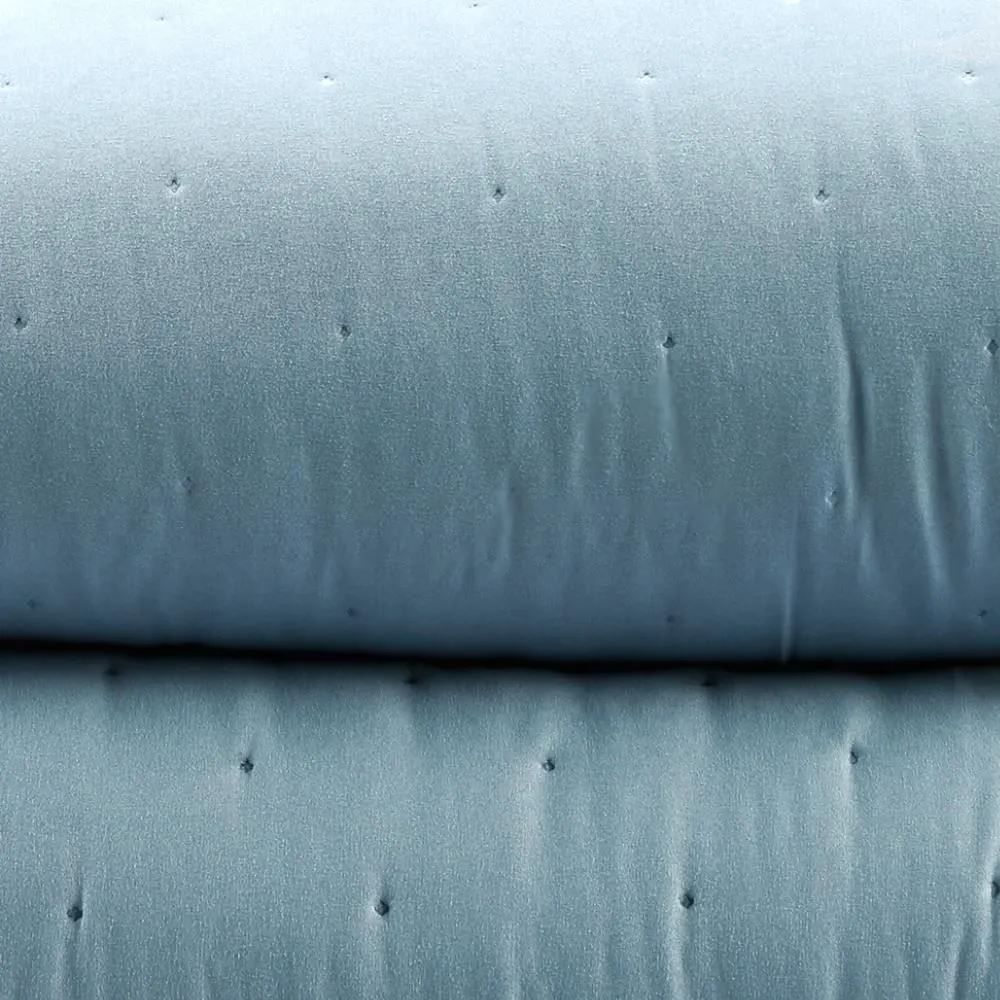 Kit Colcha King 100% Poliéster Elegance Lisa Havan Casa 3 pçs - Azul