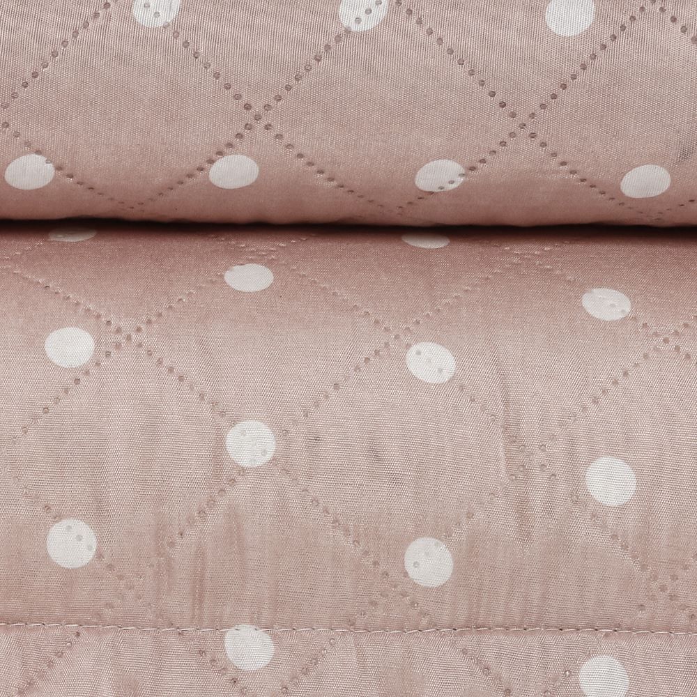 Kit Colcha King Dupla Face 150 Fios Versalhes Poá Havan Casa - Rosa Pálido 