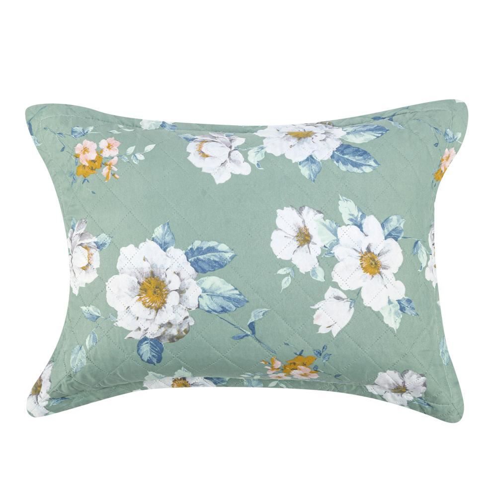 Kit Colcha King Estampada Versalhes 3 Peças Havan Casa - Genova Verde Floral