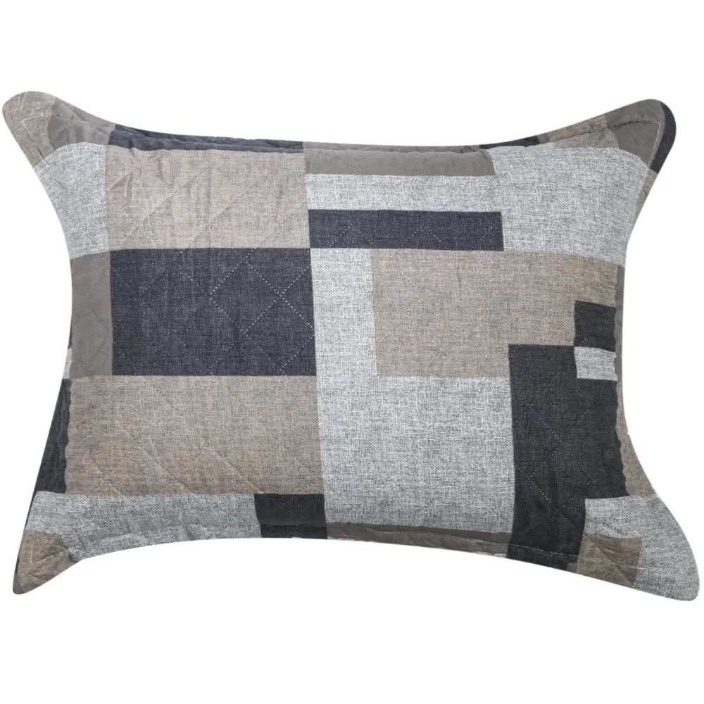 Kit Colcha King Estampada Versalhes 3 Peças Havan Casa - Milão Bege Geo