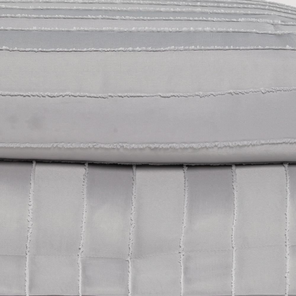 Kit Colcha King Lisa Premier Havan Casa 3 Pçs - Cinza