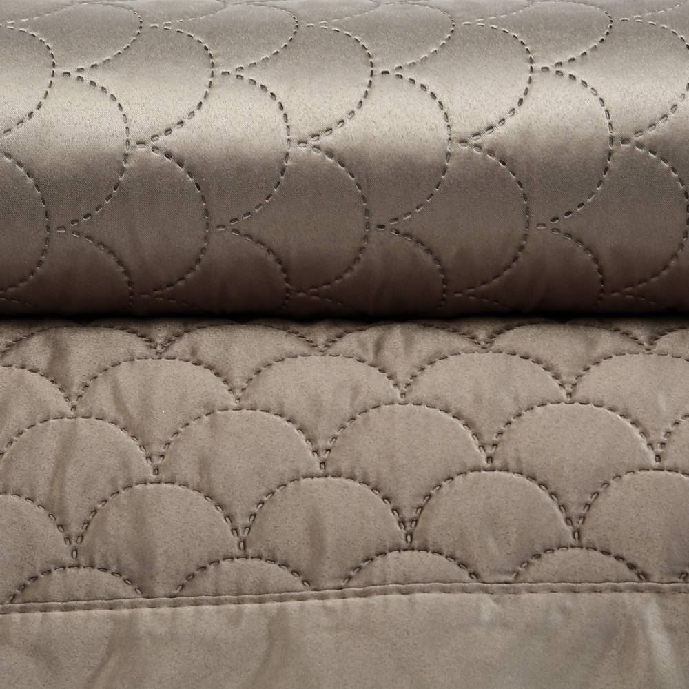 Kit Colcha Queen 100% Poliéster Havan Casa 3 Pçs - Taupe