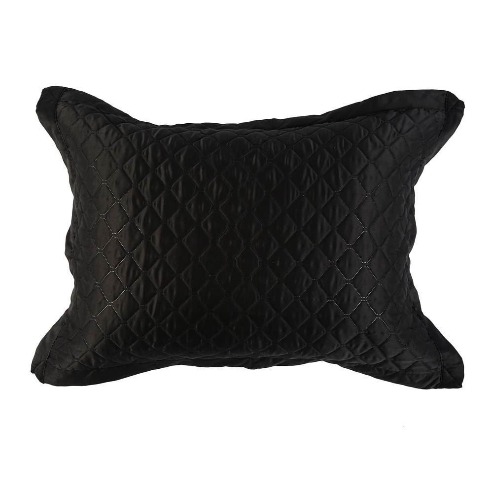 Kit Colcha Queen 100% Poliéster Havan Casa 3 Pçs - Preto