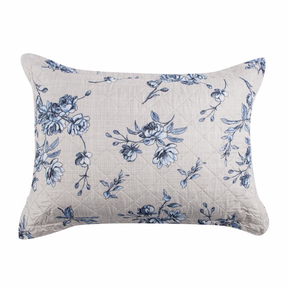 Kit Colcha Queen Estampada Versalhes 3 Peças Havan Casa - Arezzo Bege Floral