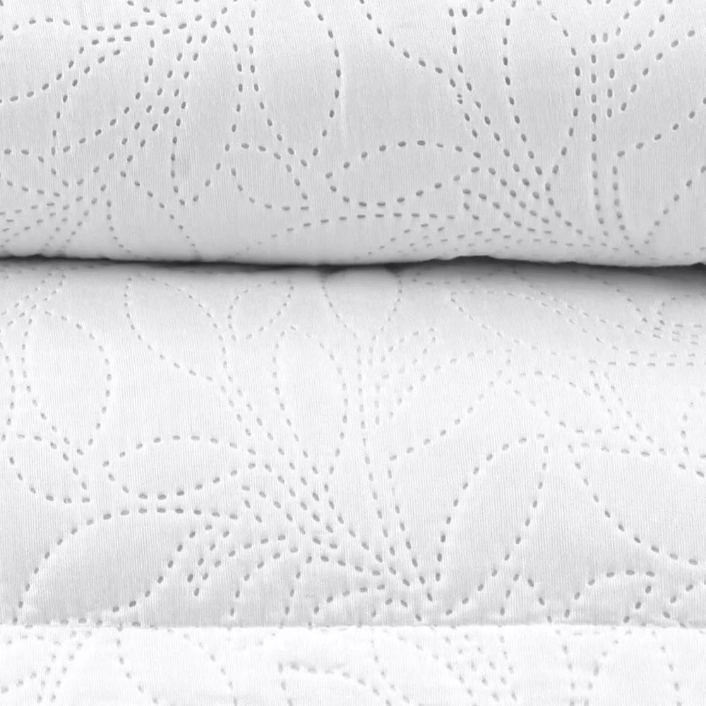 Kit Colcha Solteiro 100% Poliéster Versalhes Havan Casa 2 Peças - Branco