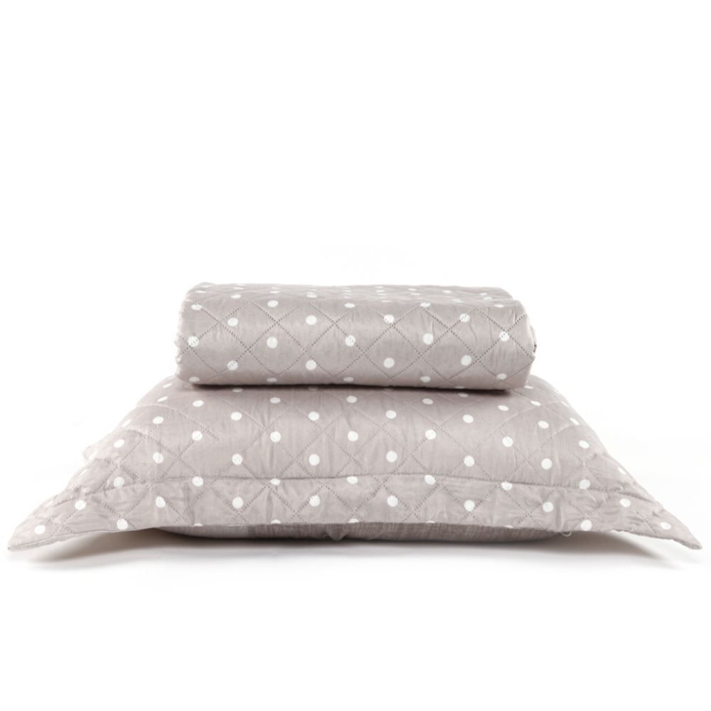 Kit Colcha Solteiro Dupla Face 150 Fios Versalhes Havan Casa 2 Pçs - Bege Cru