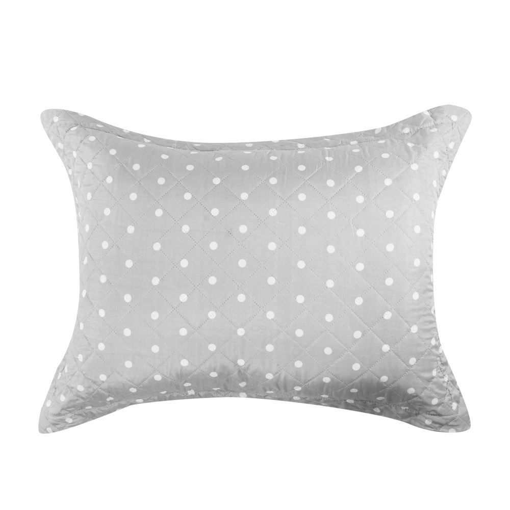 Kit Colcha Solteiro Dupla Face 150 Fios Versalhes Havan Casa 2 Pçs - Cinza Amianto