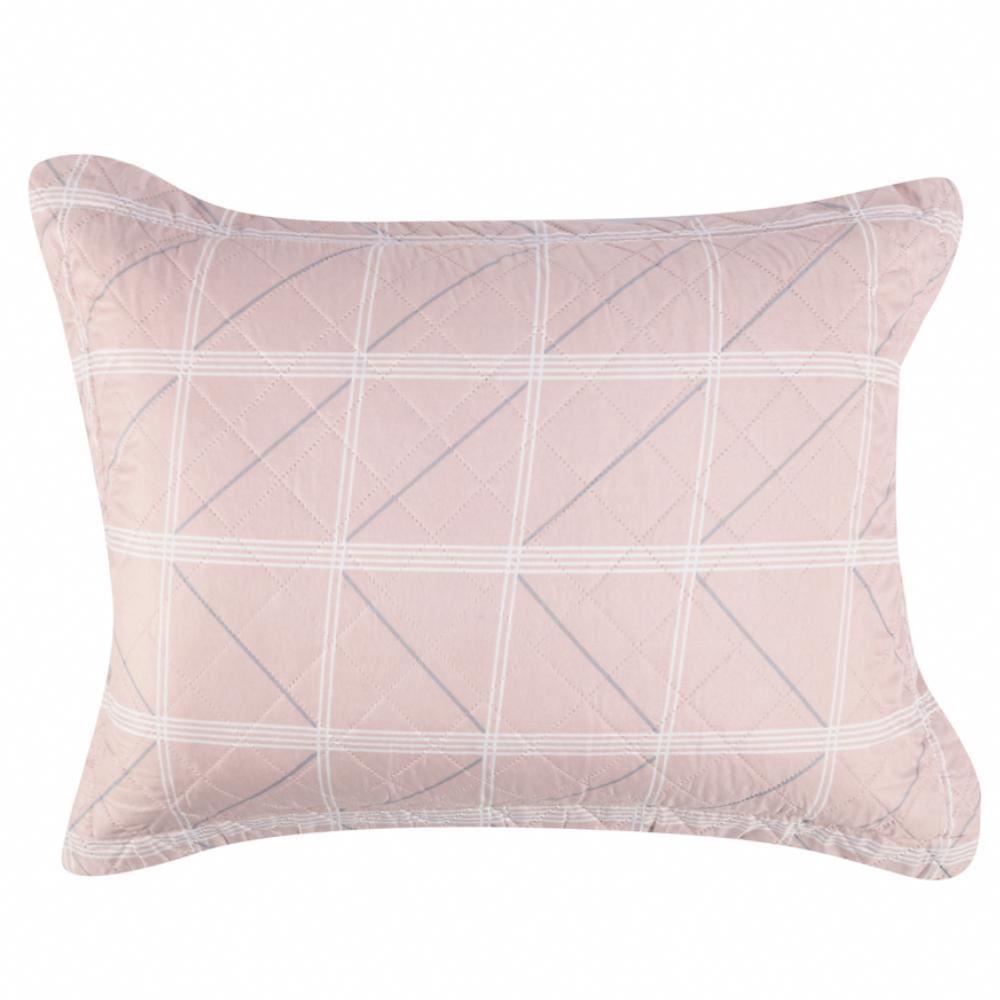 Kit Colcha Solteiro Estampada Versalhes 2 Peças Havan Casa - Toledo Rosa Geo