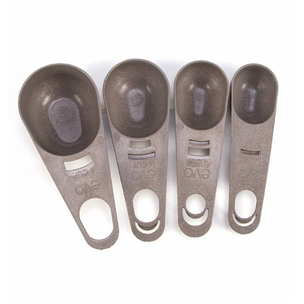 Kit Colheres Medidoras E Peneira 15 Cm Evo - 5 Peças