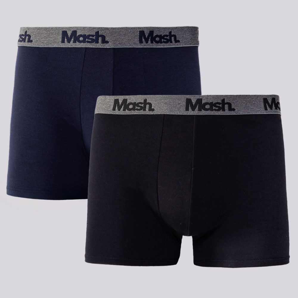 Kit 2 Cuecas Boxer Algodão Mash