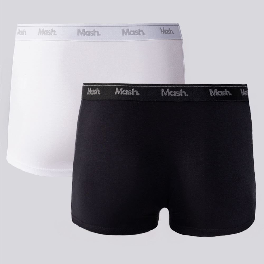 Kit 2 Cuecas Boxer Algodão Mash