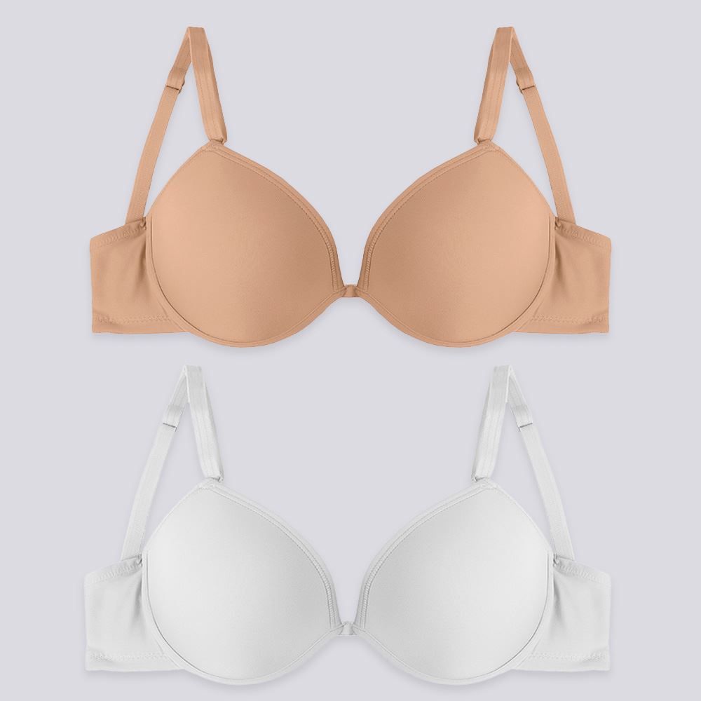 Kit com 2 Sutiãs com Bojo Delrio