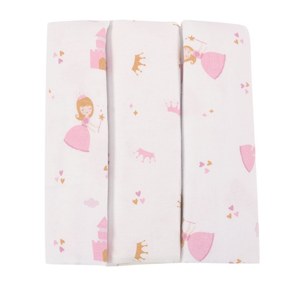 Kit Cueiro Com 3 Peças 80X80cm Havan Baby - Princesa