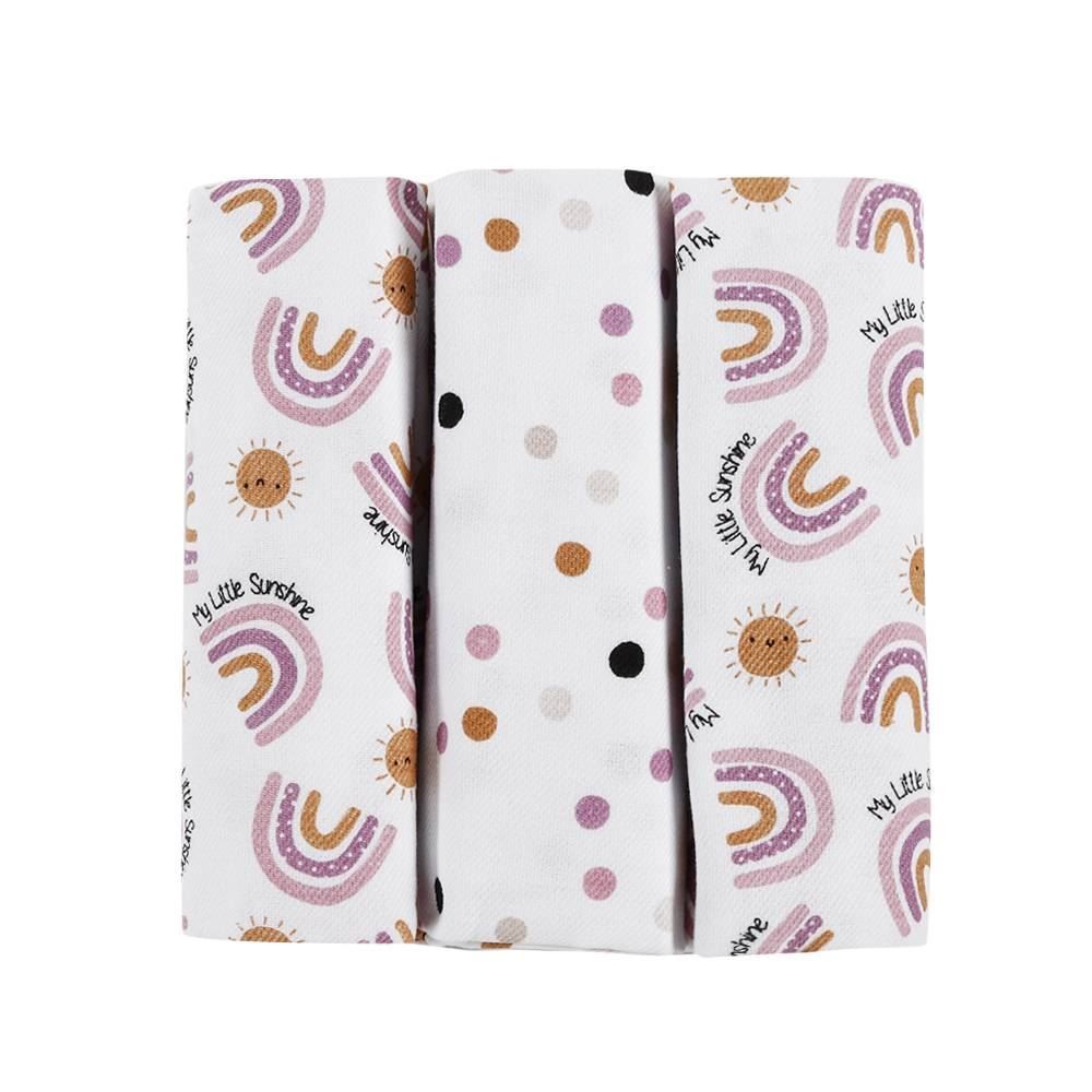 Kit Cueiro Com 3 Peças 80X80cm Havan Baby - Arco-Íris
