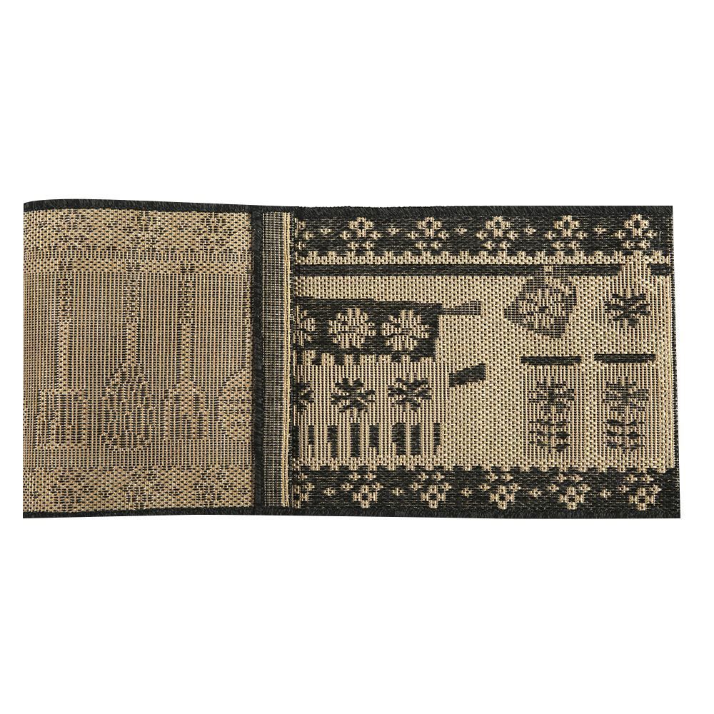 Kit De Tapetes Para Cozinha Sisal 2 Peças Havan Casa - Chumbo