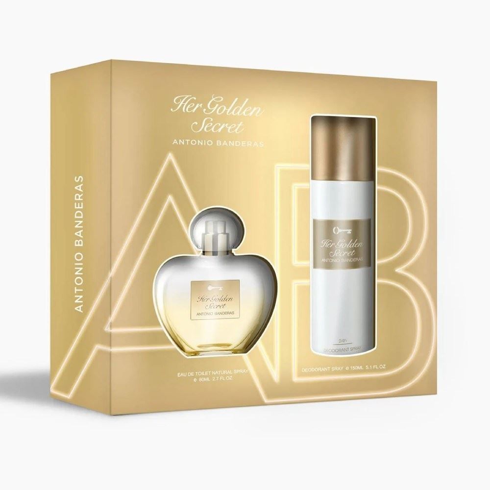 Kit Feminino Perfume 80Ml E Desodorante 150Ml Antonio Banderas - Her Golden Secret
