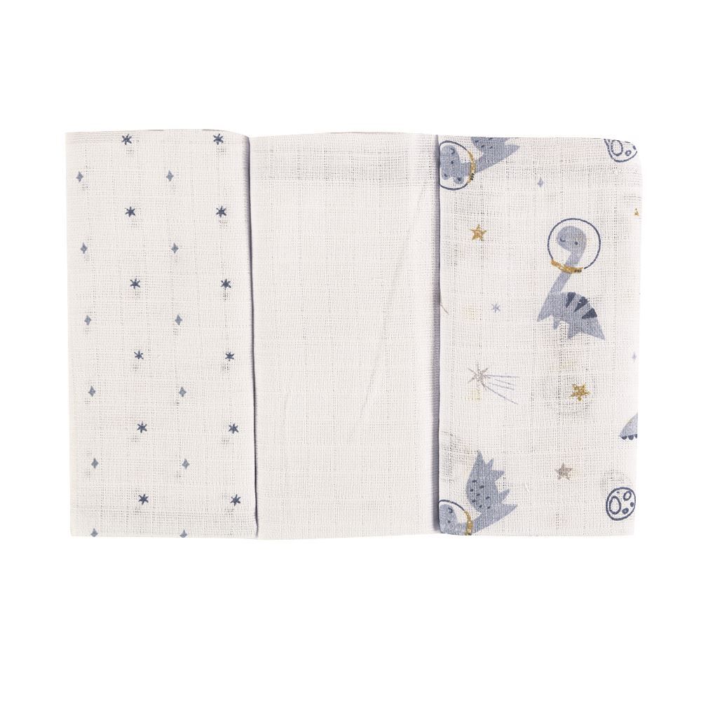 Kit Fralda Prime Havan Baby - Dino Azul