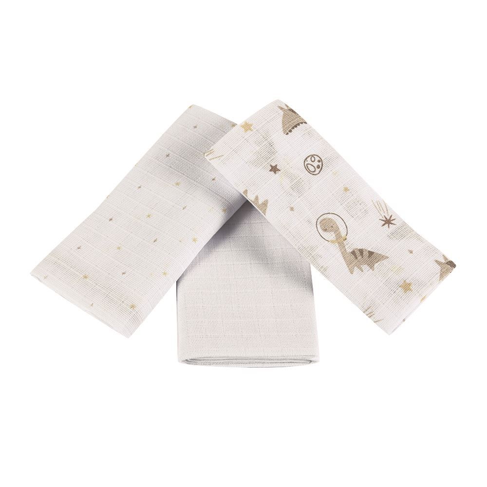 Kit Fralda Prime Havan Baby - Dino Bege