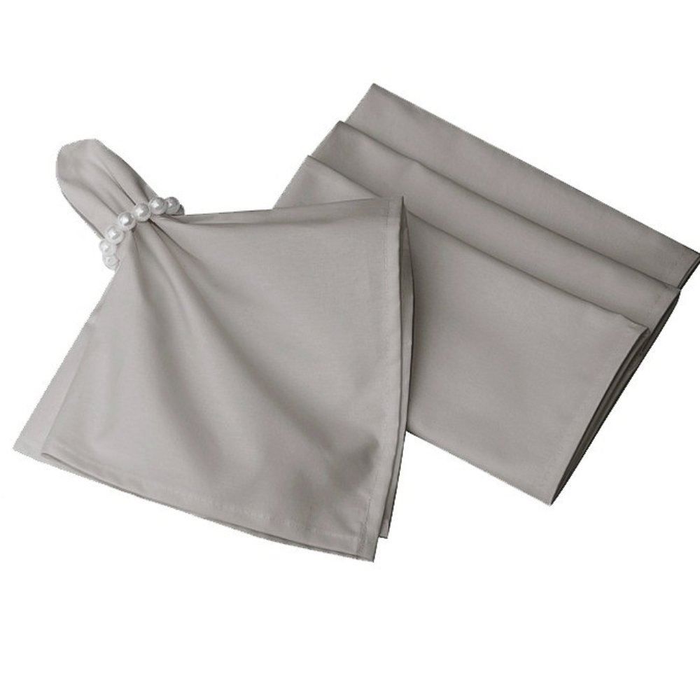 Kit Guardanapo Classic 4 Peças Havan Casa - Prata