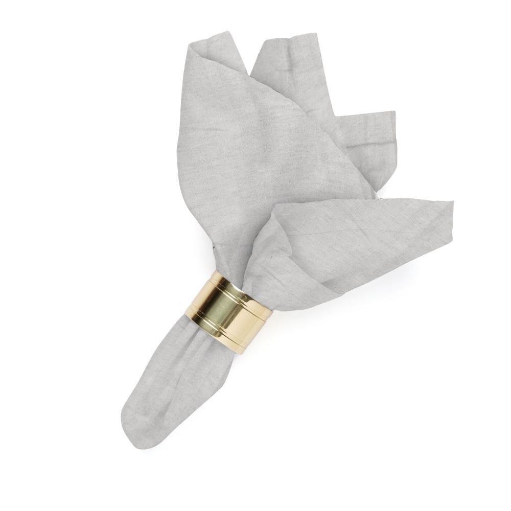 Kit Guardanapo Elegance Havan Casa 4 Peças - Prata