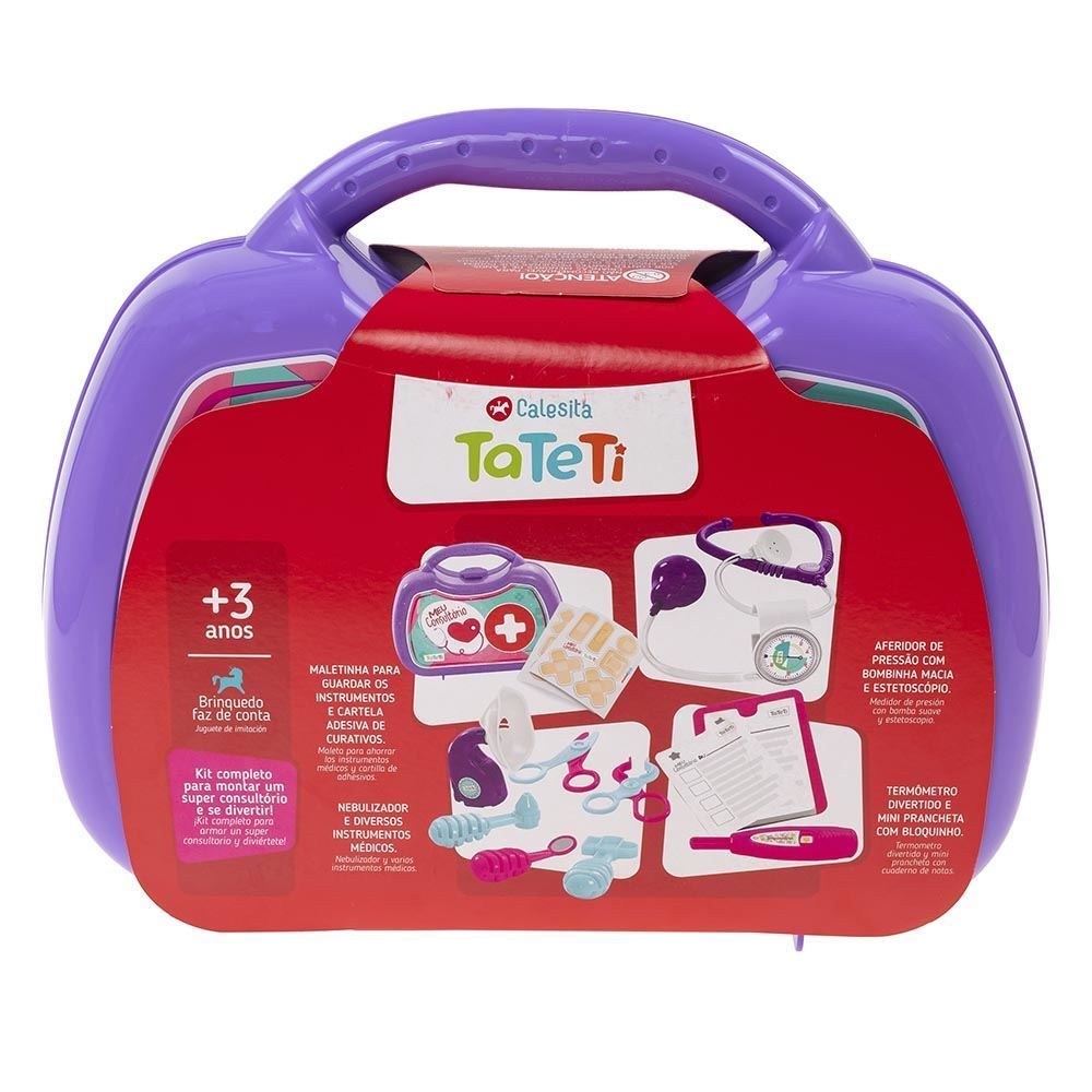 Kit Maleta Com Acessórios Médico Tateti - 0221