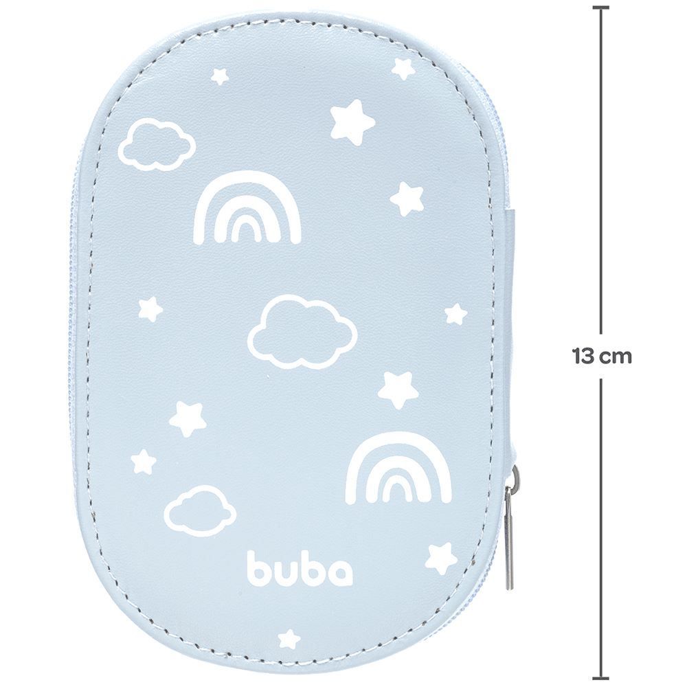 Kit Manicure Com Case Buba - Azul Claro