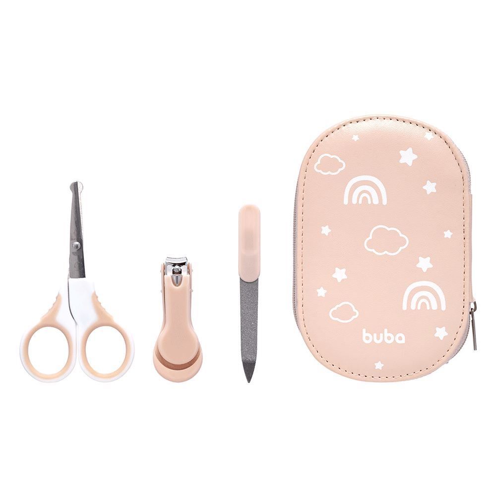 Kit Manicure Com Case Buba - Rosa Claro