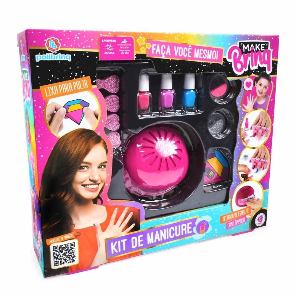 Kit Manicure Infantil Polibrinq - MK55