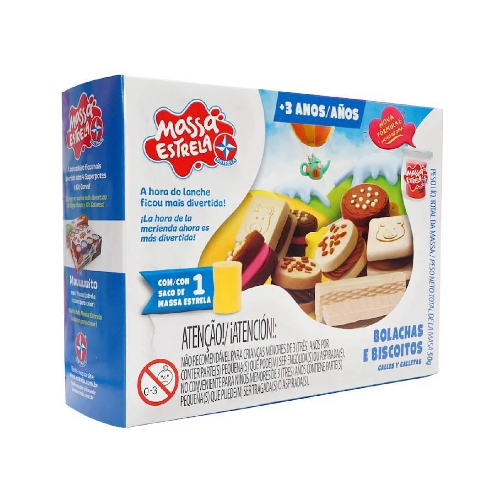 Kit Massa De Modelar Bolacha E Biscoitos Estrela - Diversos