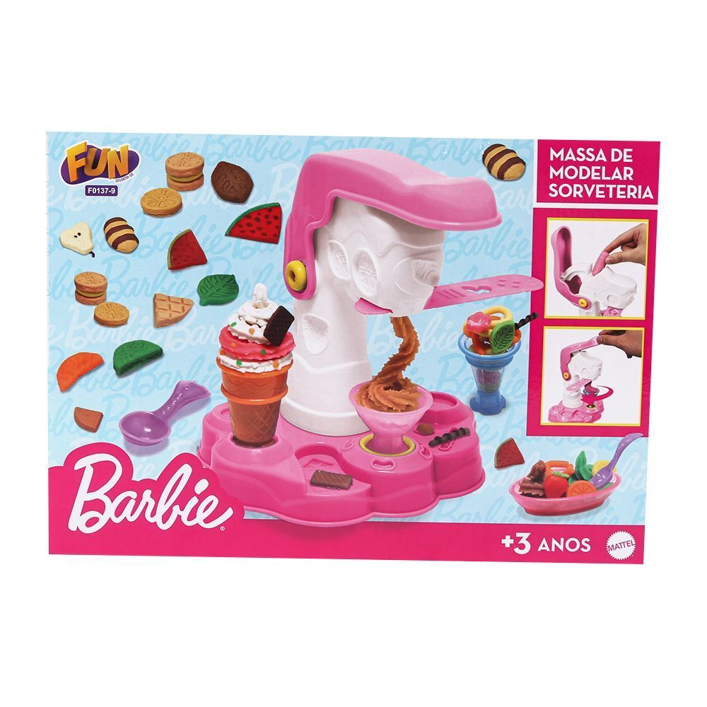 Kit Massinha Barbie Sorveteria Fun -  F0137-9
