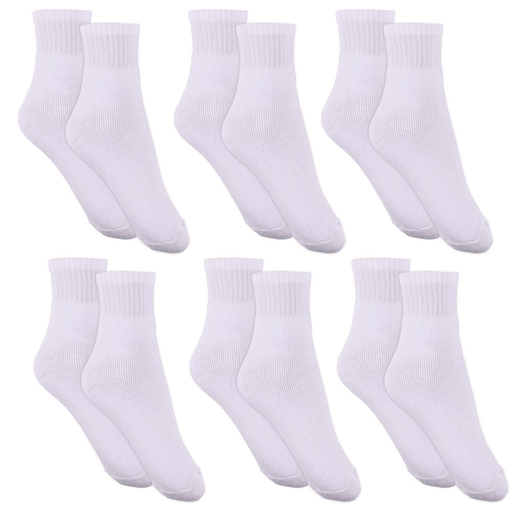 Kit Meia 06 Pares Cano Médio 39-43 Trifill - Branco
