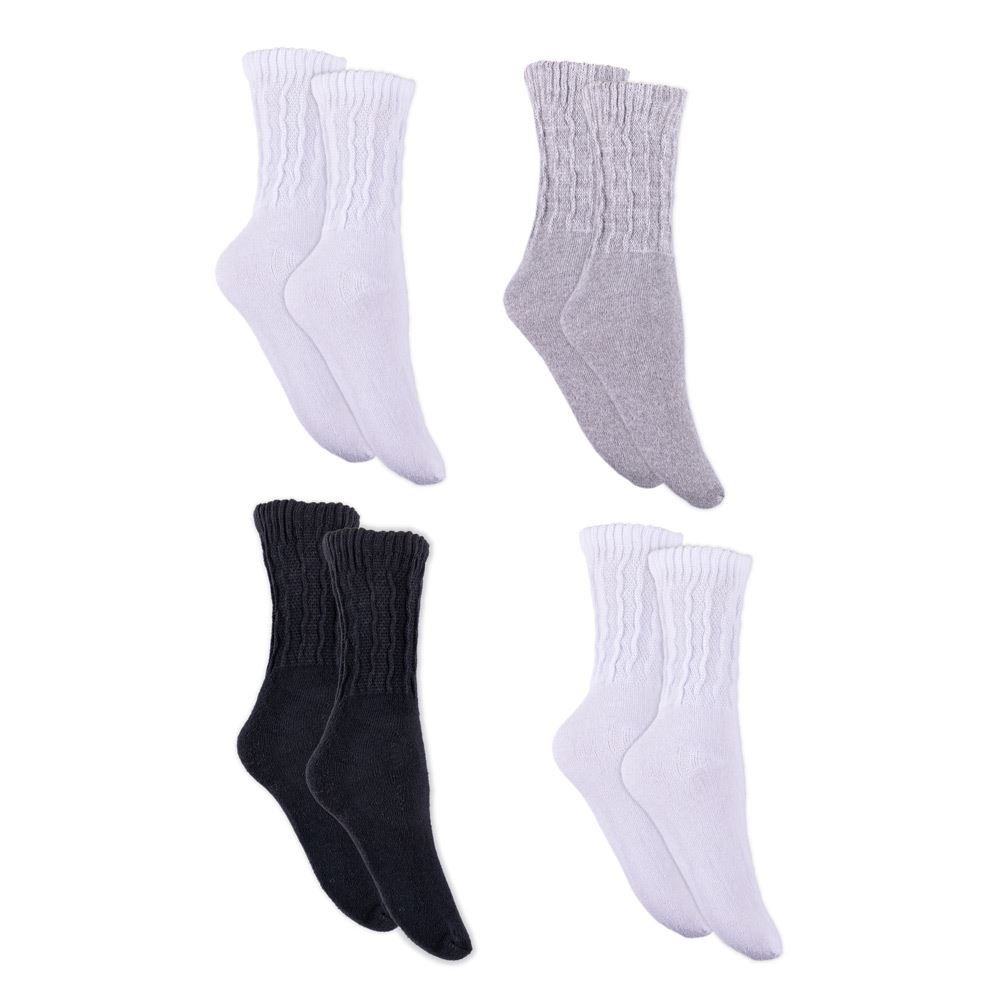 Kit Meia Feminina Com 04 Pares Aeróbica 33-38 Risk - Mista