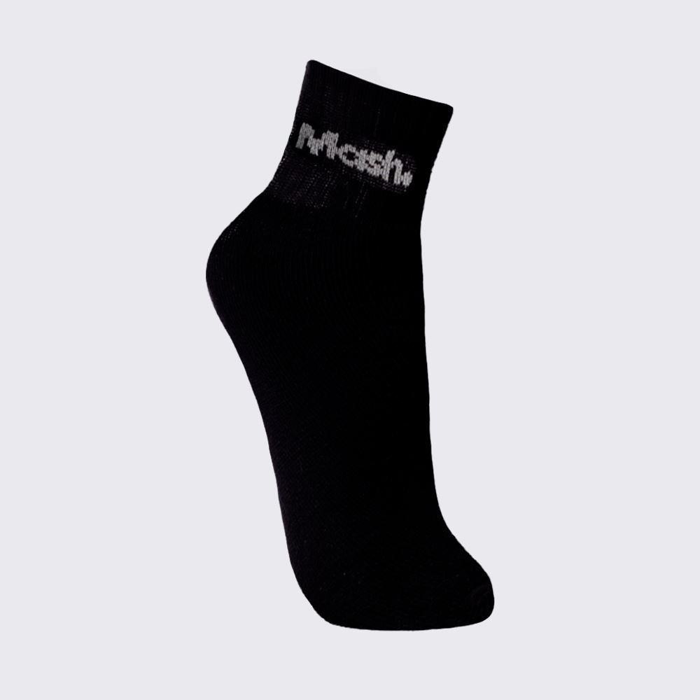 Kit Meia Masculina com 3 Pares Cano Curto Esportiva Mash - Br/Cz/Pt 39/43