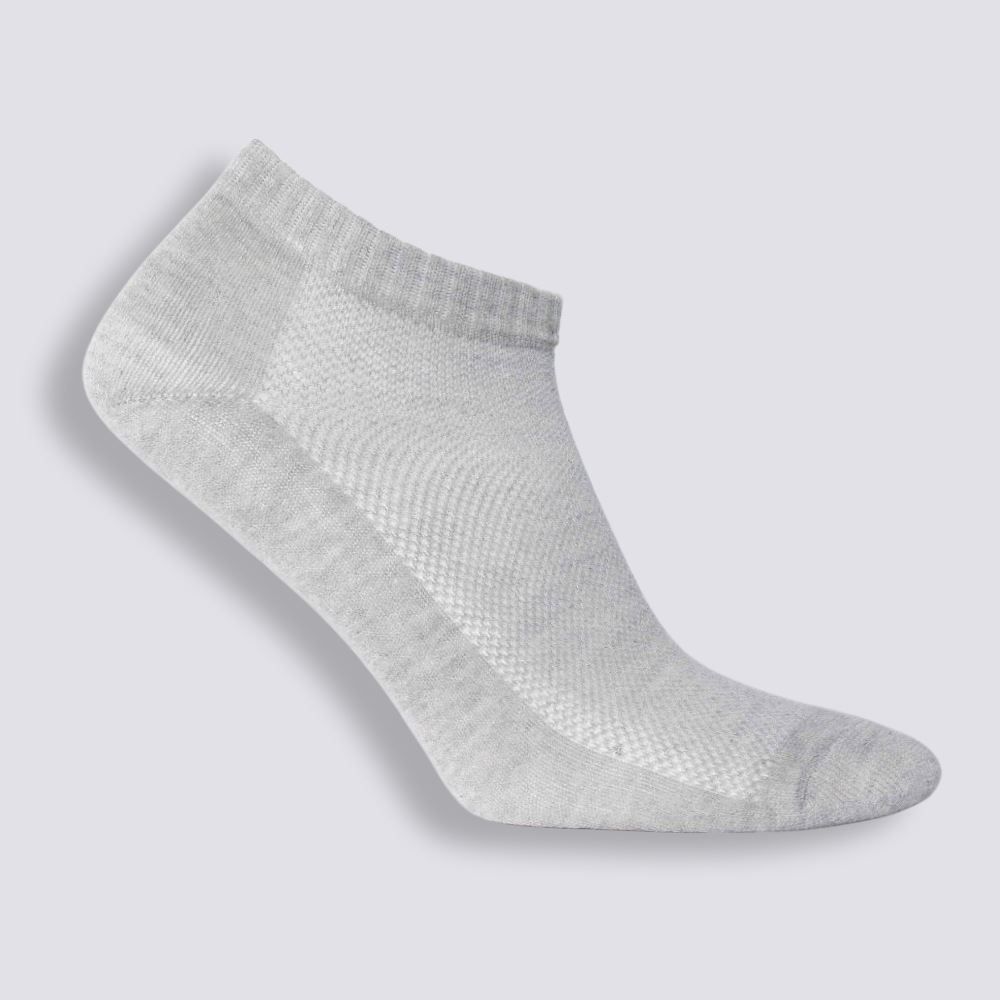 Kit Meia Masculina Com 3 Pares Cano Curto Risk - CINZA 39/43