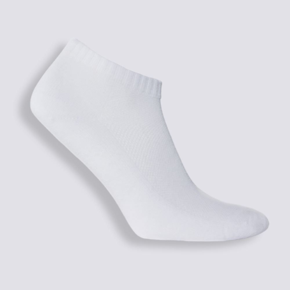 Kit Meia Masculina Com 3 Pares Cano Curto Telada Risk - PTO/BCO/CZA