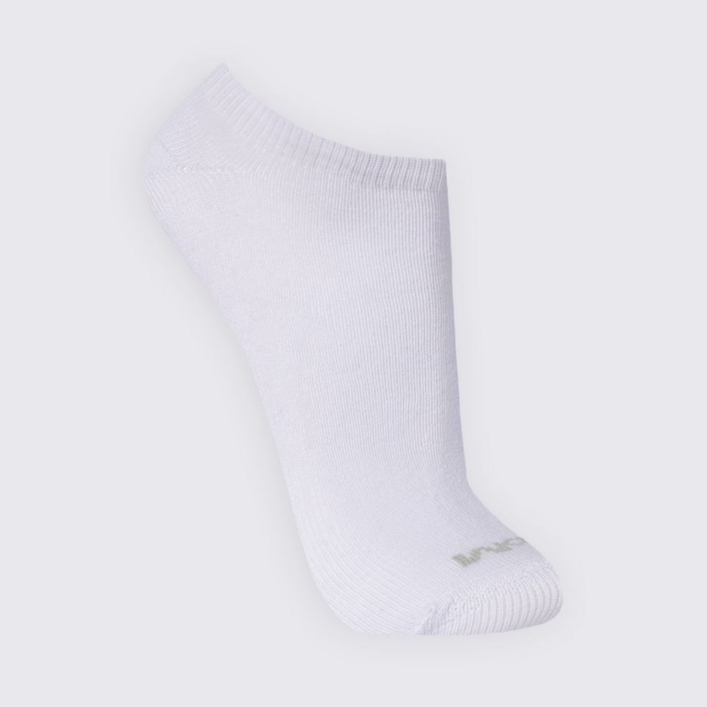 Kit Meia Masculina com 3 Pares Cano Invisível Mash - Branco 39/43