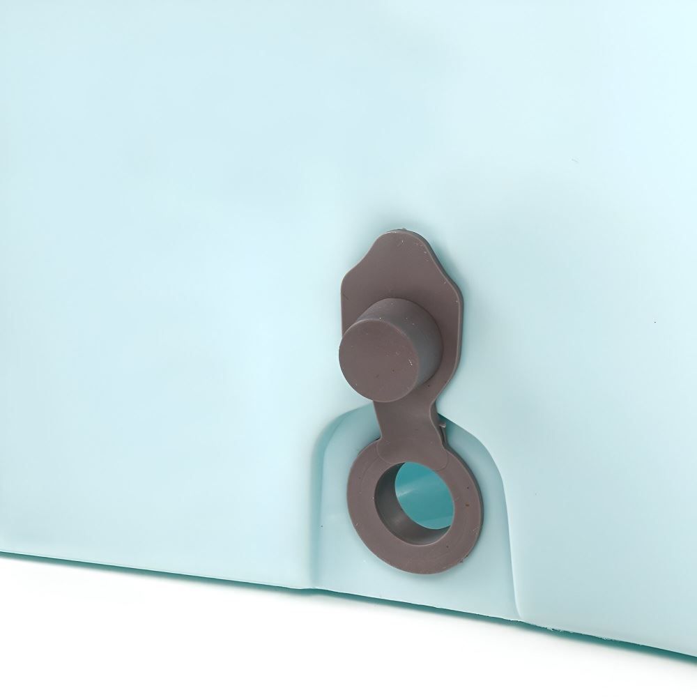 Kit Mop Com Centrífuga Inox E Dispenser Havan Casa 3 Peças - Azul e Cinza