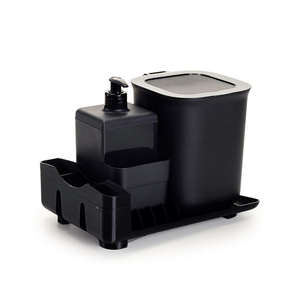 Kit Pia Dasplast 3 Peças - Preto 