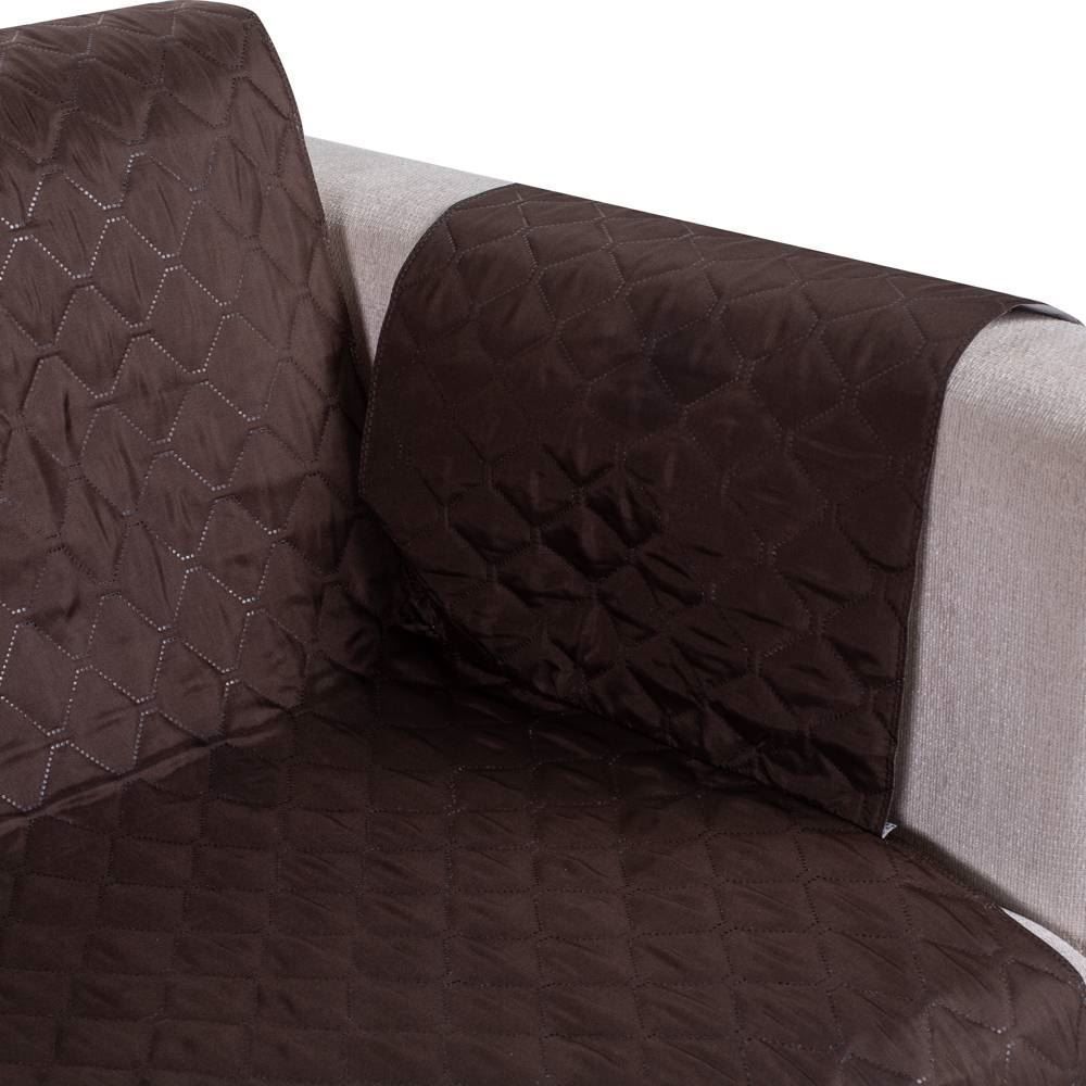 Kit Protetor de Sofa 2 e 3 Lugares Havan - Cacau