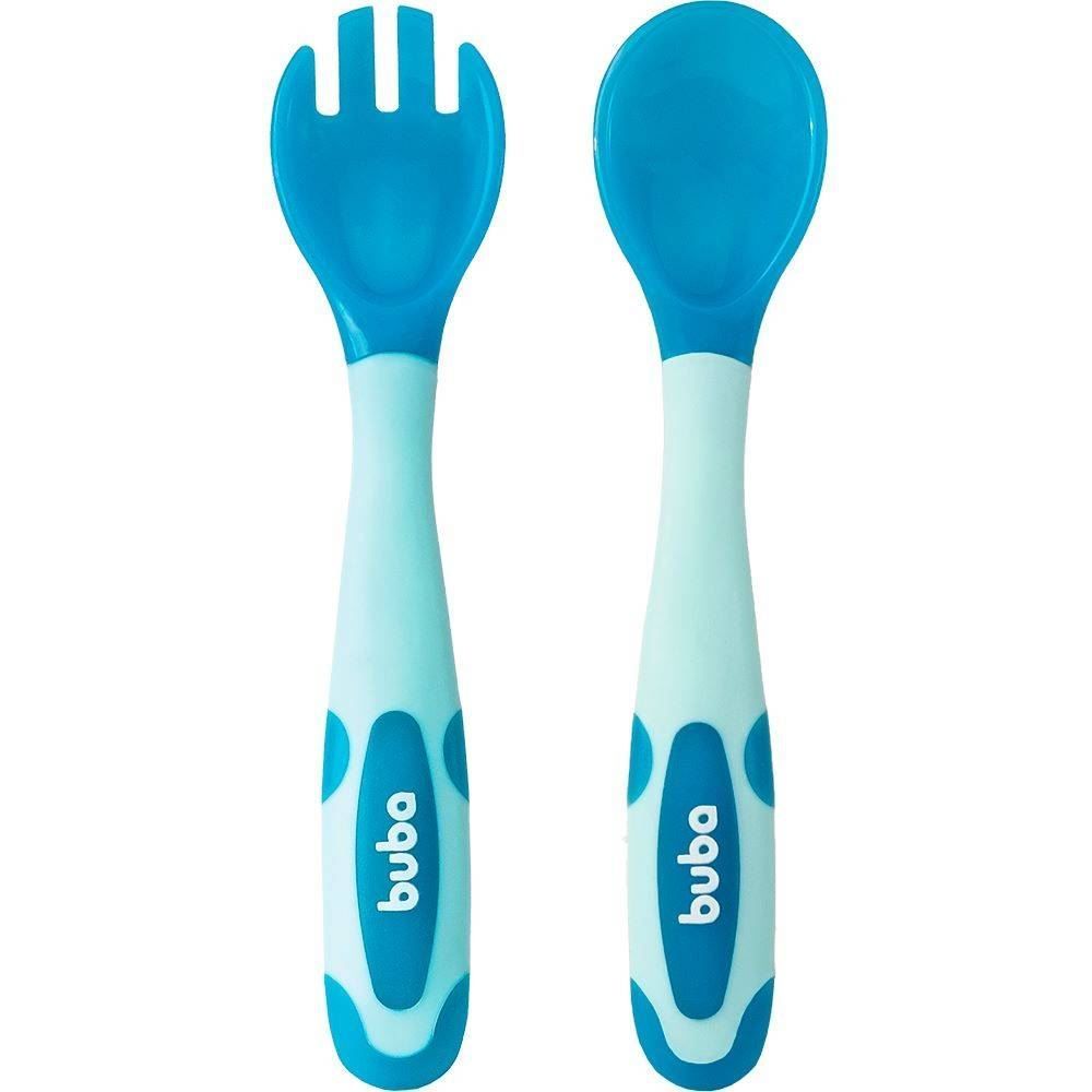 Kit Talheres Termossensíveis Buba - Azul