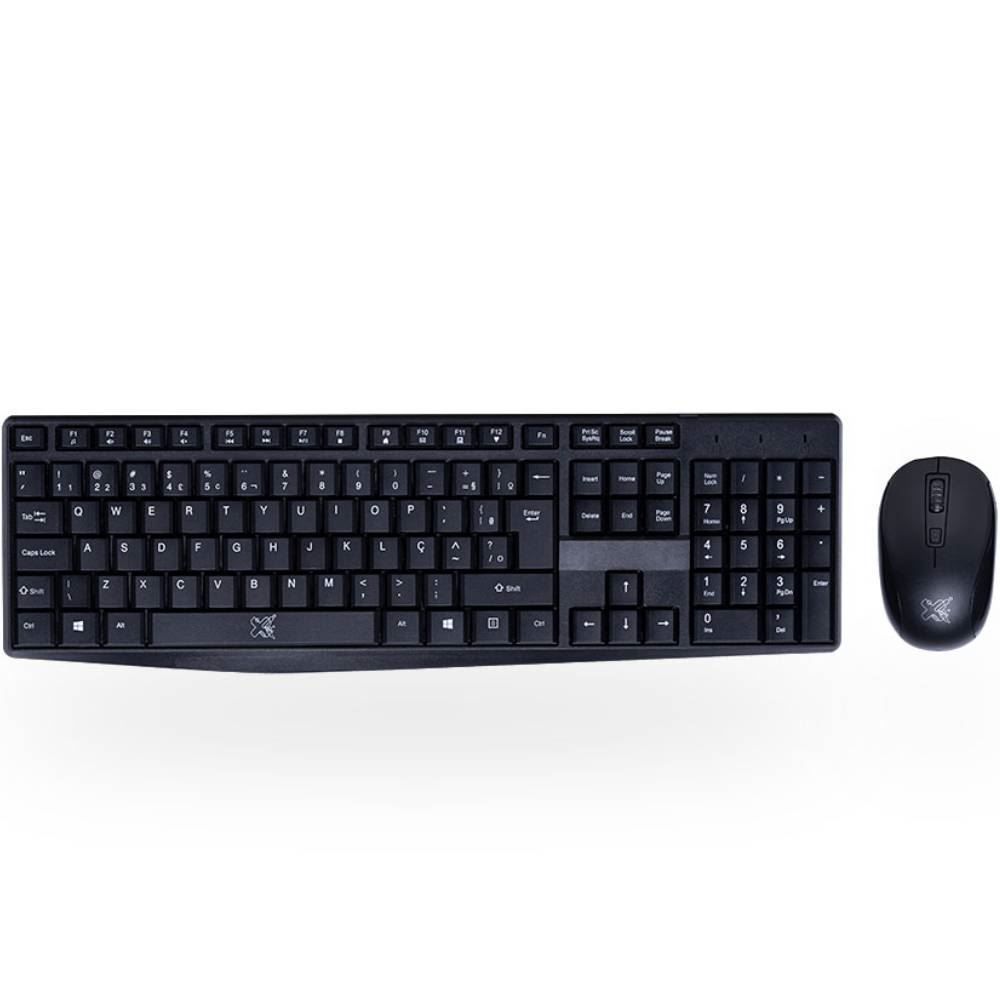 Kit Teclado E Mouse Maxprint Arteck Sem Fio - Preto