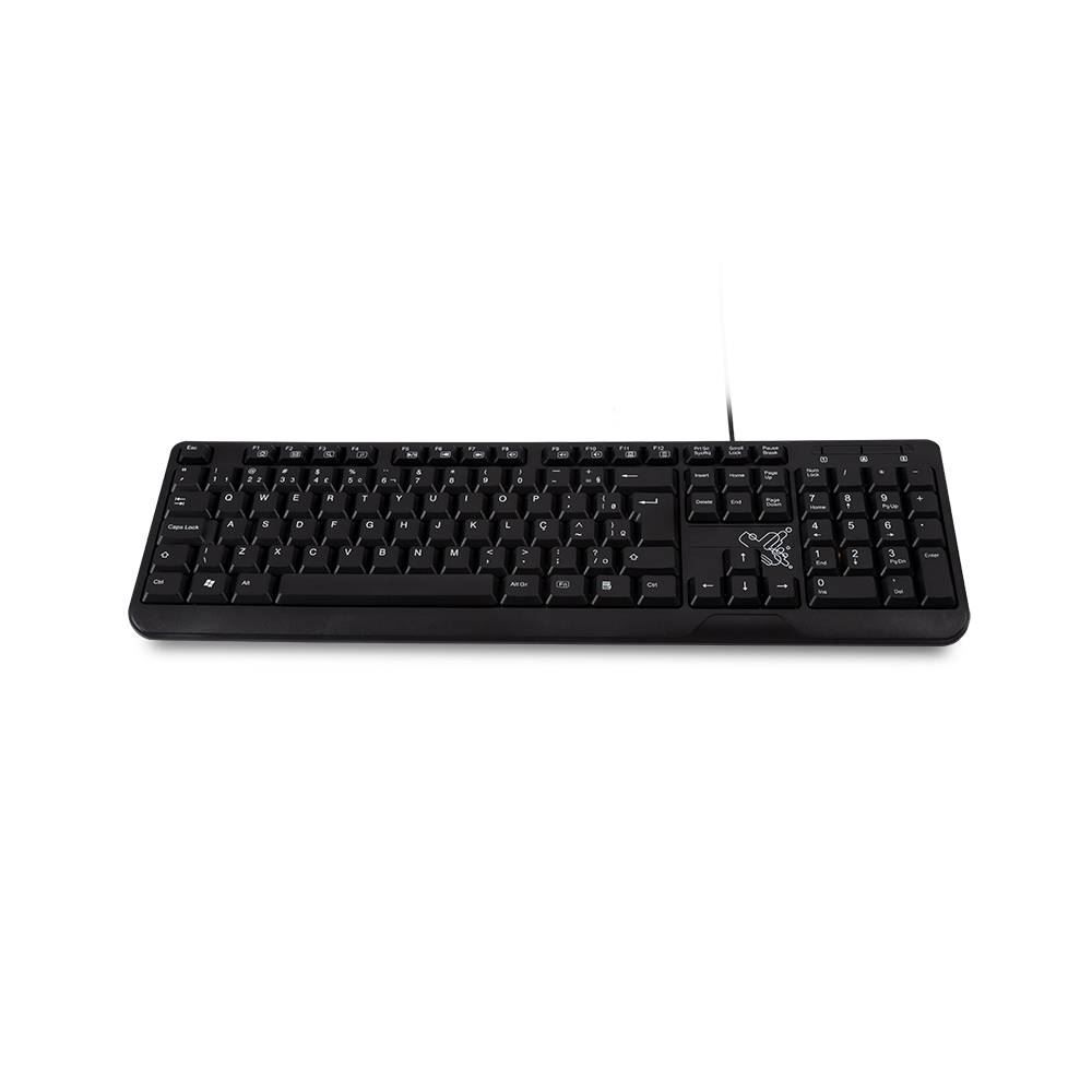 Kit Teclado E Mouse Maxprint Essential Com Fio - Preto