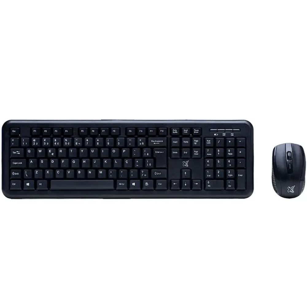 Kit Teclado E Mouse Maxprint Exagon Sem Fio - Preto