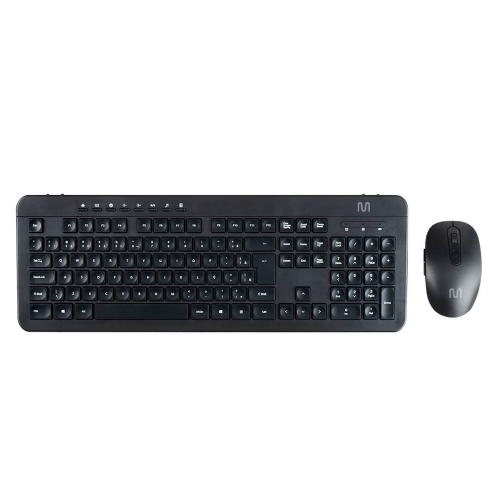 Kit Teclado E Mouse Sem Fio Multi Tc250 - Preto