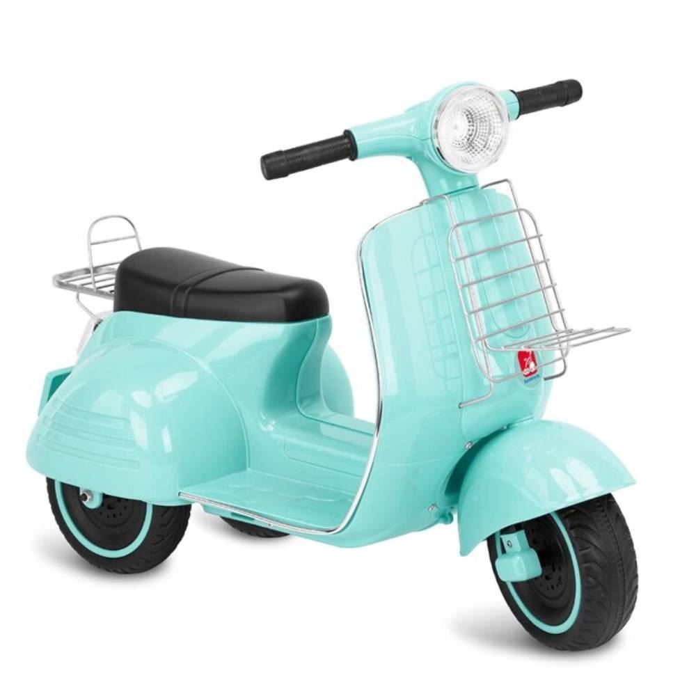 Lambreta Elétrica Infanil 6V Brinquedos Bandeirante - Turquesa