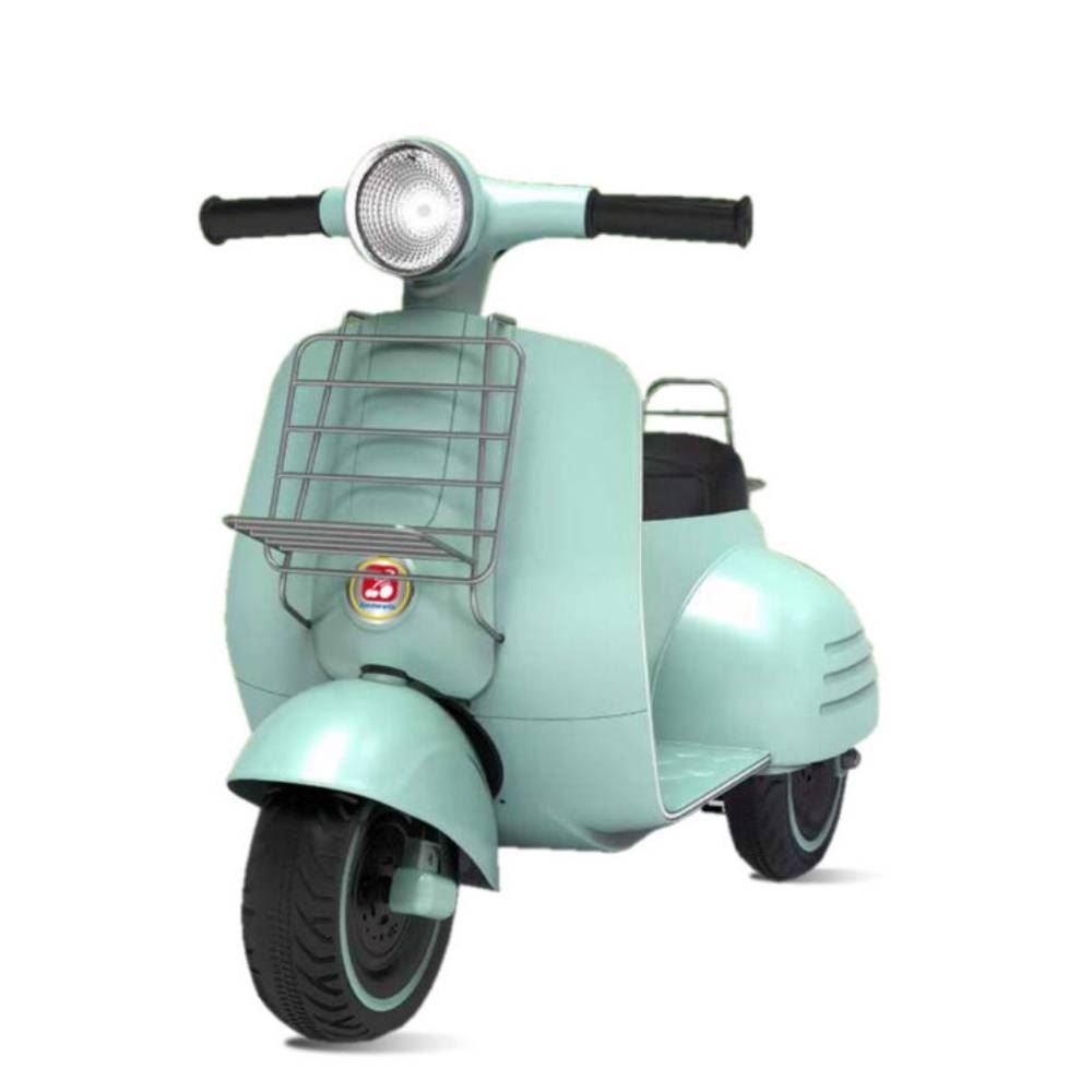 Lambreta Elétrica Infanil 6V Brinquedos Bandeirante - Turquesa